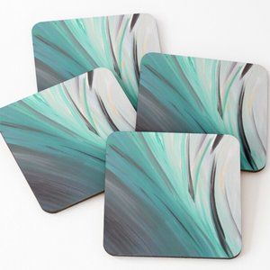Set of 4 Coasters "Caribbean Calm"